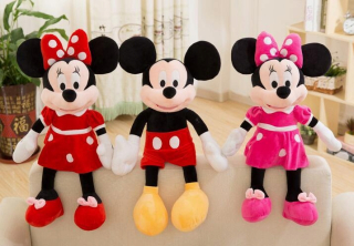 MINI MINNI MYŠKA MINNIE MICKEY MEDVEĎ CUDDLE 45cm